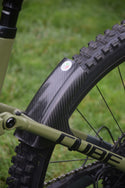 MTB front & rear mudguards (carbon fibre) SHORT VERSION