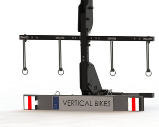 PORTABICI VERTICALE - 4 Biciclette