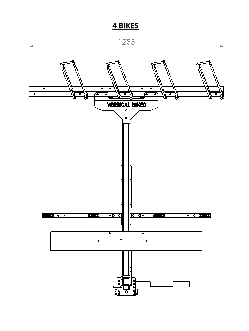 Automatic bike rack 2024 vertical