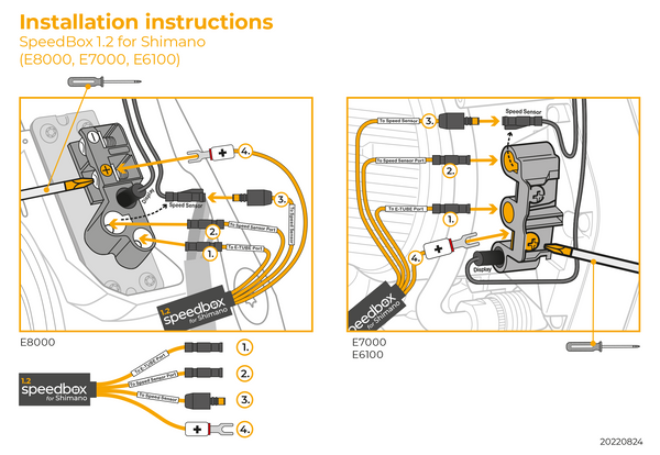Speedbox E-TUBE PORT for SHIMANO E8000, E7000 - Main Image