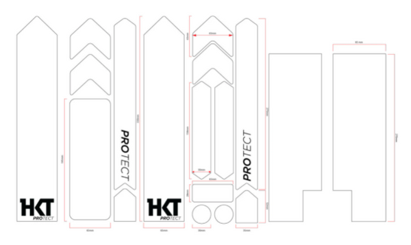 Kit HKT PROTECT XL trasparente (opaco)