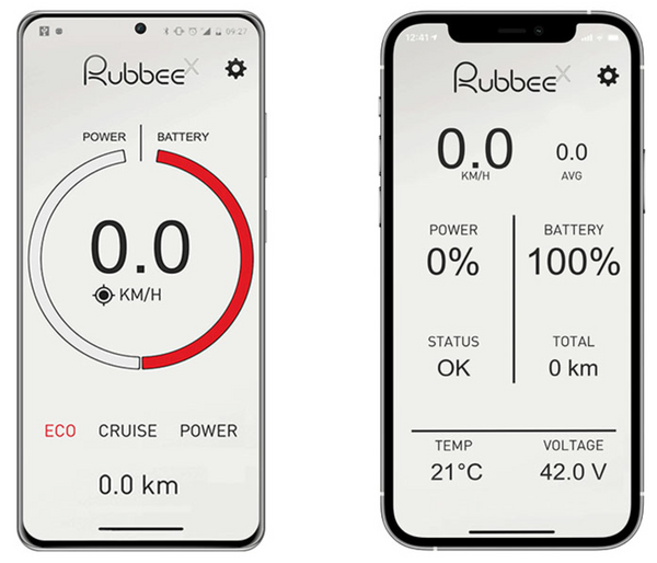RUBBEE + Zusatzbatterie